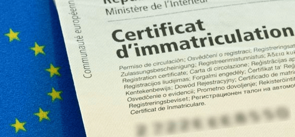 Procédures concernant le certificat d’immatriculation