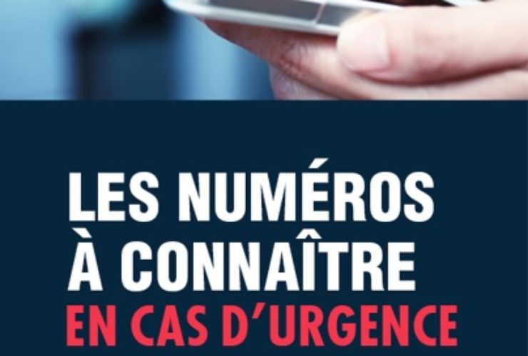 LES NUMÉROS À CONNAITRE EN CAS D’ URGENCE